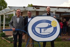 Unsere Ehrenvorsitzenden Gerd Hanekamp und Helmut Seget, sowie der neue 1. Vorsitzende Carsten Hockmann